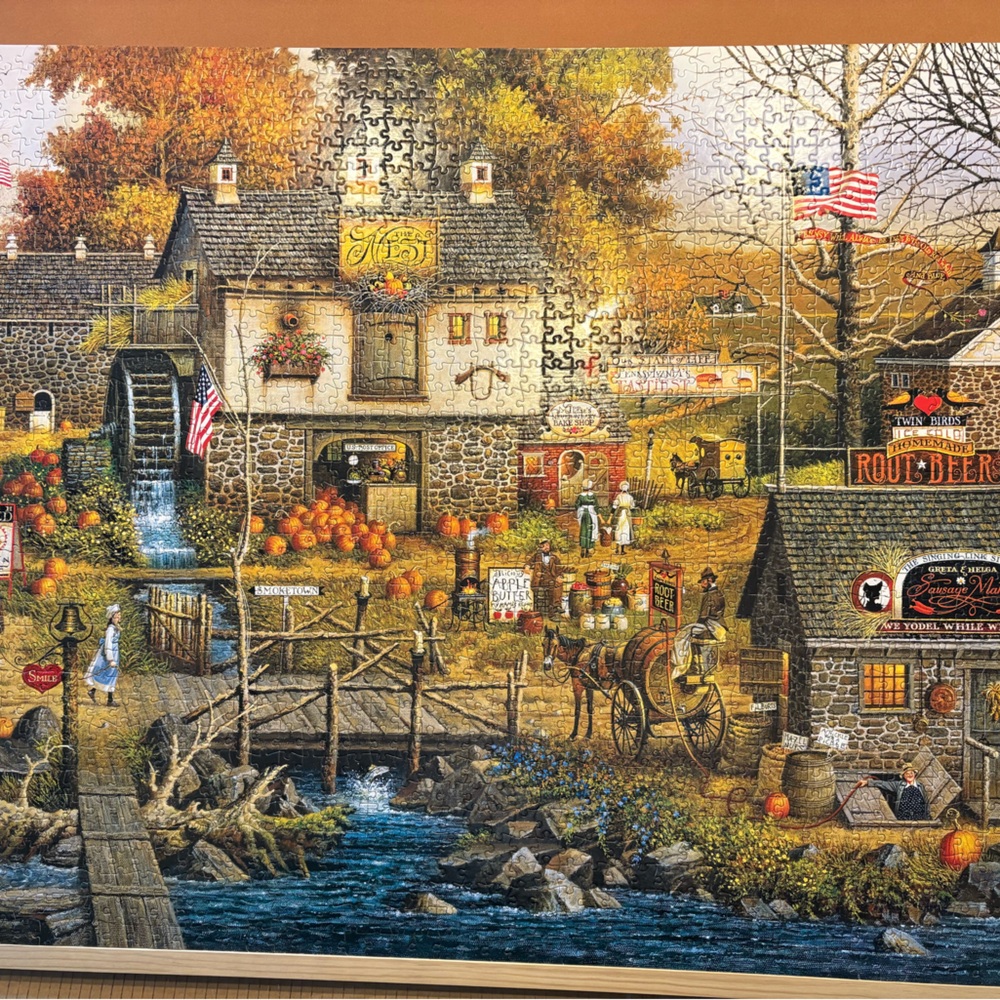 Buffalo Games Charles Wysocki 2000 piece jigsaw puzzle.